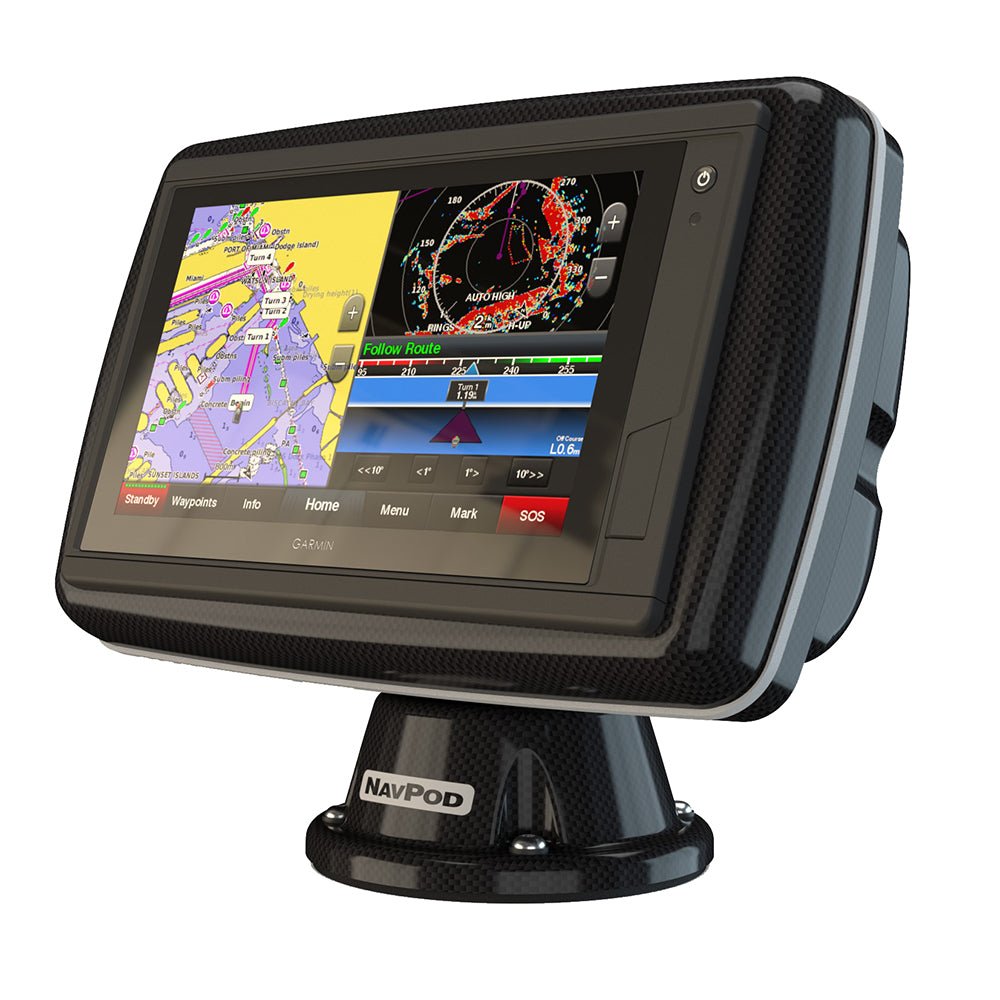 NavPod PowerPod Pre - Cut f/Garmin GPSMAP® 942xs, 942, 922xs & 922 - Carbon Black - Anchor Express