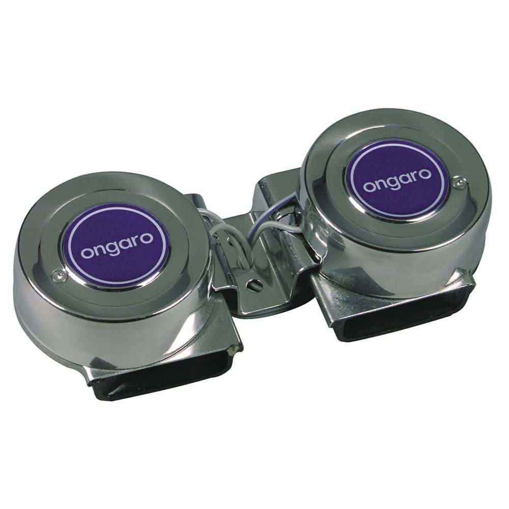 Ongaro Mini Compact Twin Horn - 12V - 10001 - Anchor Express