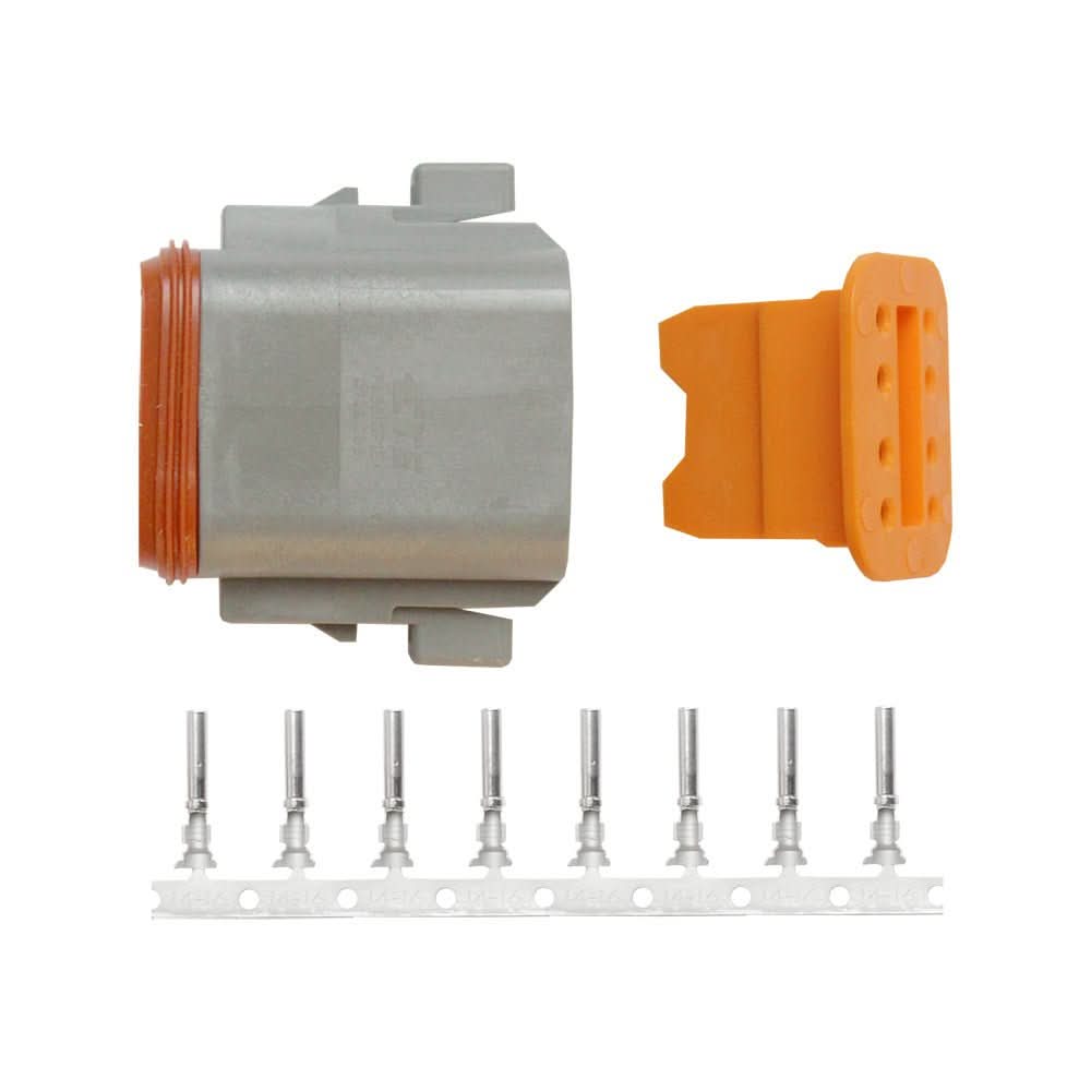 Pacer DT Deutsch Plug Repair Kit - 14 - 18 AWG (8 Position) - TDT06F - 8RS - Anchor Express