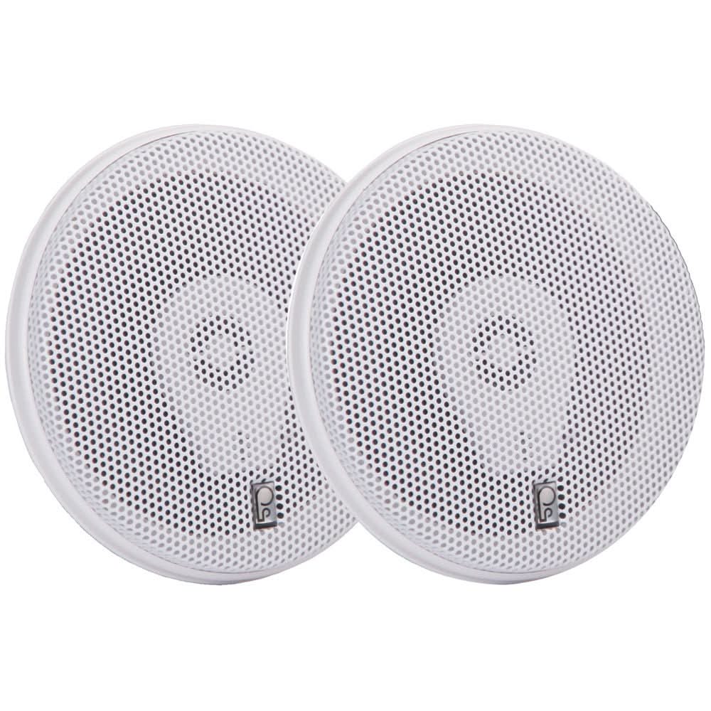 Poly - Planar MA - 8505W 5" 200 Watt Titanium Series Speakers - White - MA8505W - Anchor Express