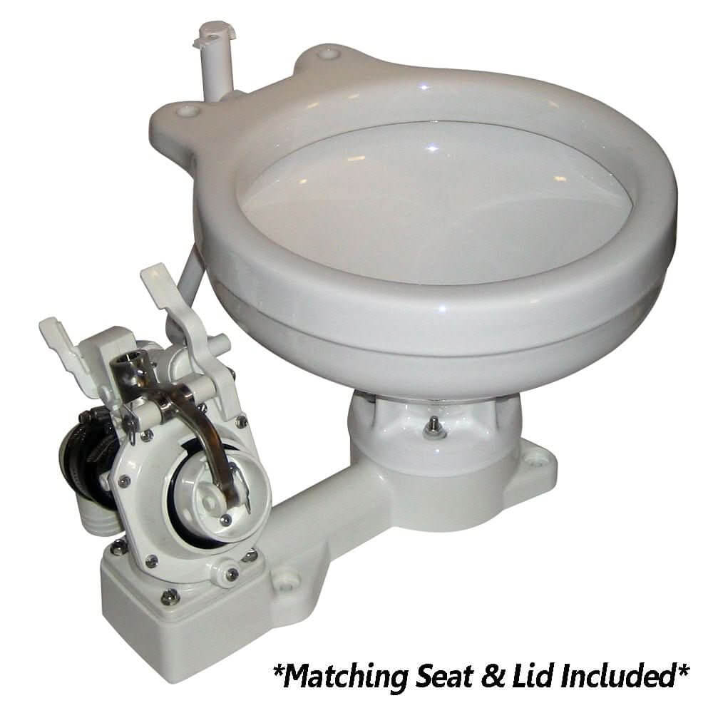 Raritan Fresh Head - Fresh Water Flush - Manual - Household Style - Left Hand Operation - 25H00L - Anchor Express