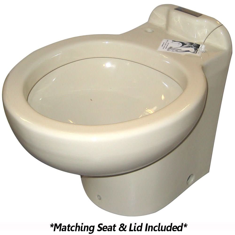 Raritan Marine Elegance - Household Style - Bone - Remote Intake Pump - Smart Toilet Control - 12v - 220AHR012 - Anchor Express