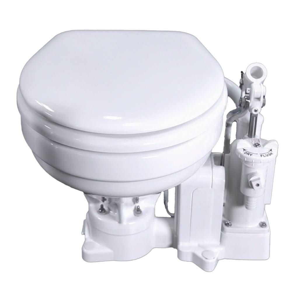 Raritan PH PowerFlush Electric Marine Bowl Toilet - 12V - White - P101E12 - Anchor Express