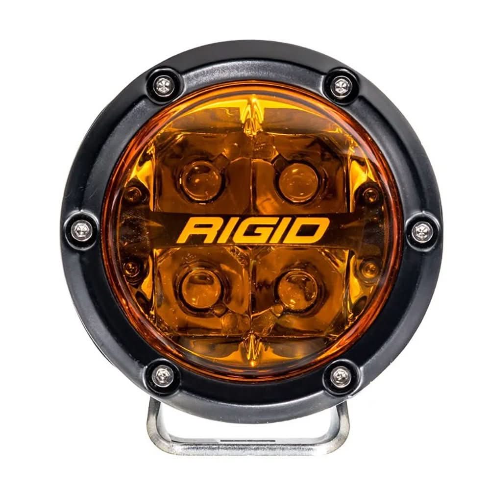 RIGID Industries 360 Series 4" Spot w/Amber Pro Lens - Pair - 36123 - Anchor Express