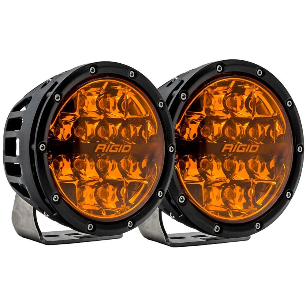 RIGID Industries 360 Series 6" Spot w/Amber Pro Lens - Pair - 36210 - Anchor Express