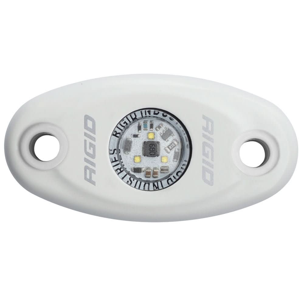 RIGID Industries A - Series White Low Power LED Light - Single - Natural White - 480143 - Anchor Express