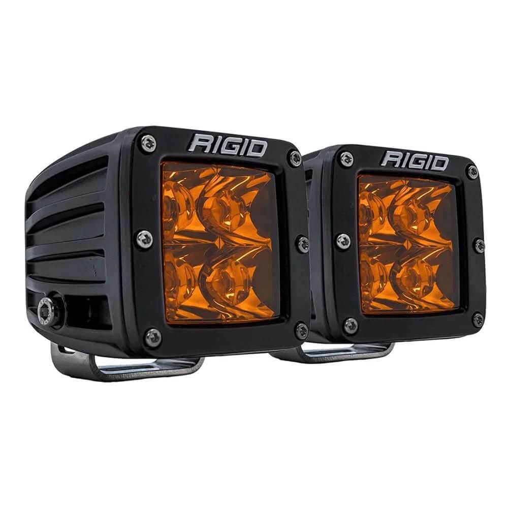 RIGID Industries D - Series Spot w/Amber Pro Lens - Pair - 20252 - Anchor Express