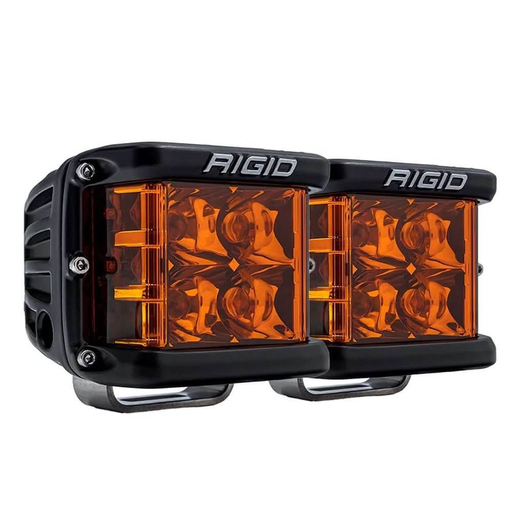 RIGID Industries D - SS Spot w/Amber Pro Lens - Pair - 262214 - Anchor Express