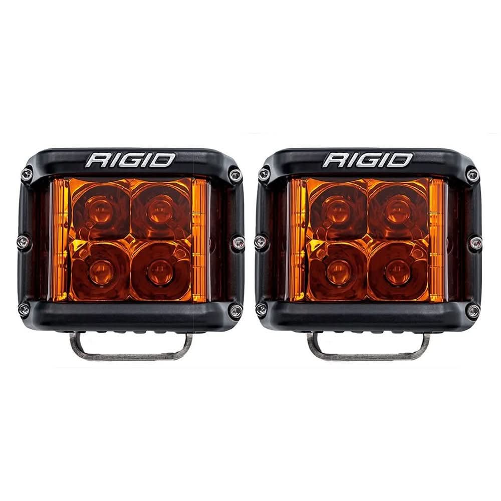 RIGID Industries D - SS Spot w/Amber Pro Lens - Pair - 262214 - Anchor Express