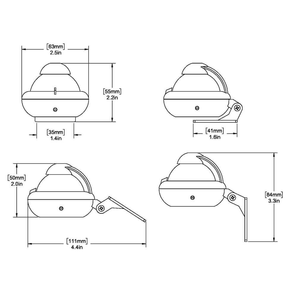 Ritchie X - 10B - M RitchieSport Compass - Bracket Mount - Black - X - 10B - M - Anchor Express