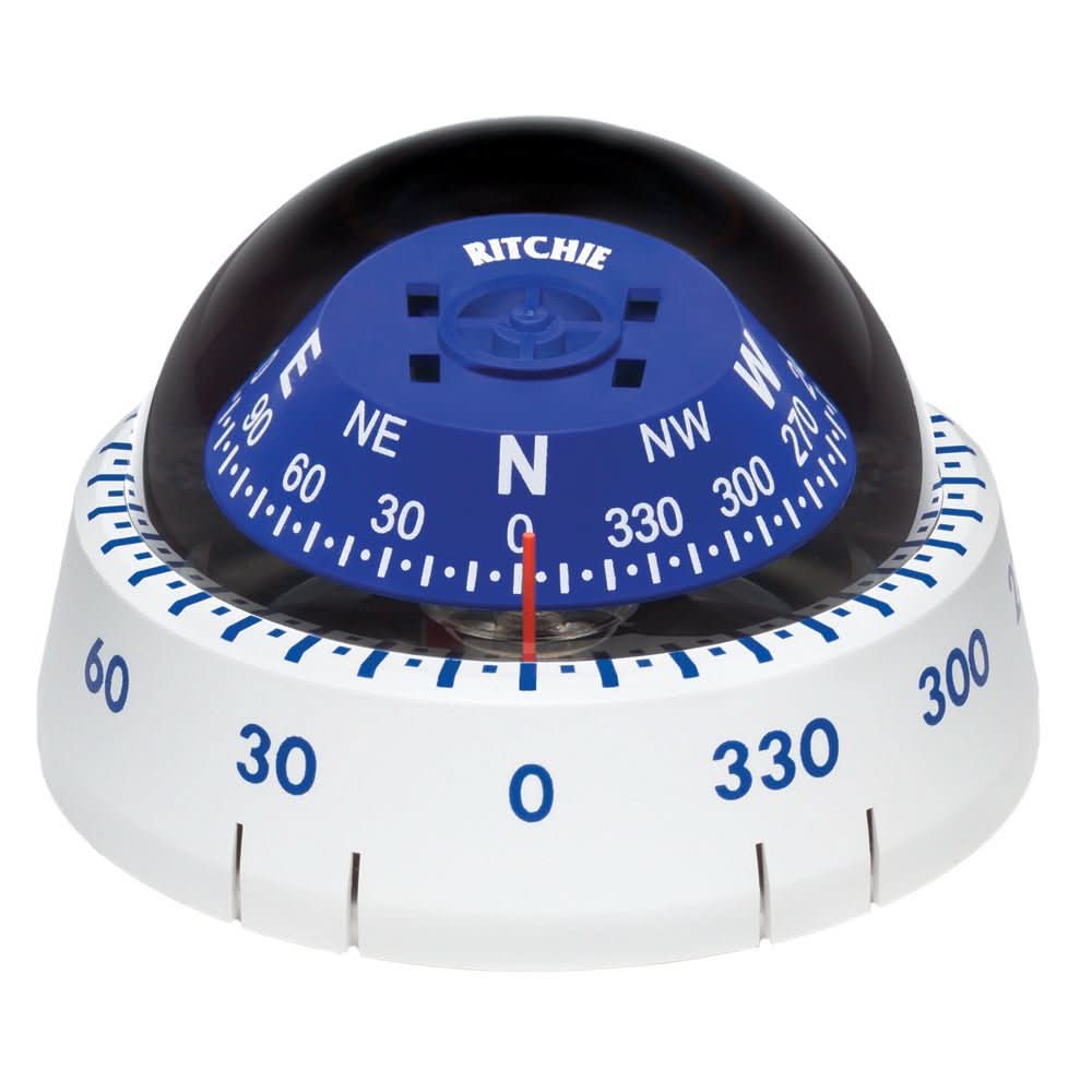 Ritchie XP - 99W Kayaker Compass - Surface Mount - White - XP - 99W - Anchor Express