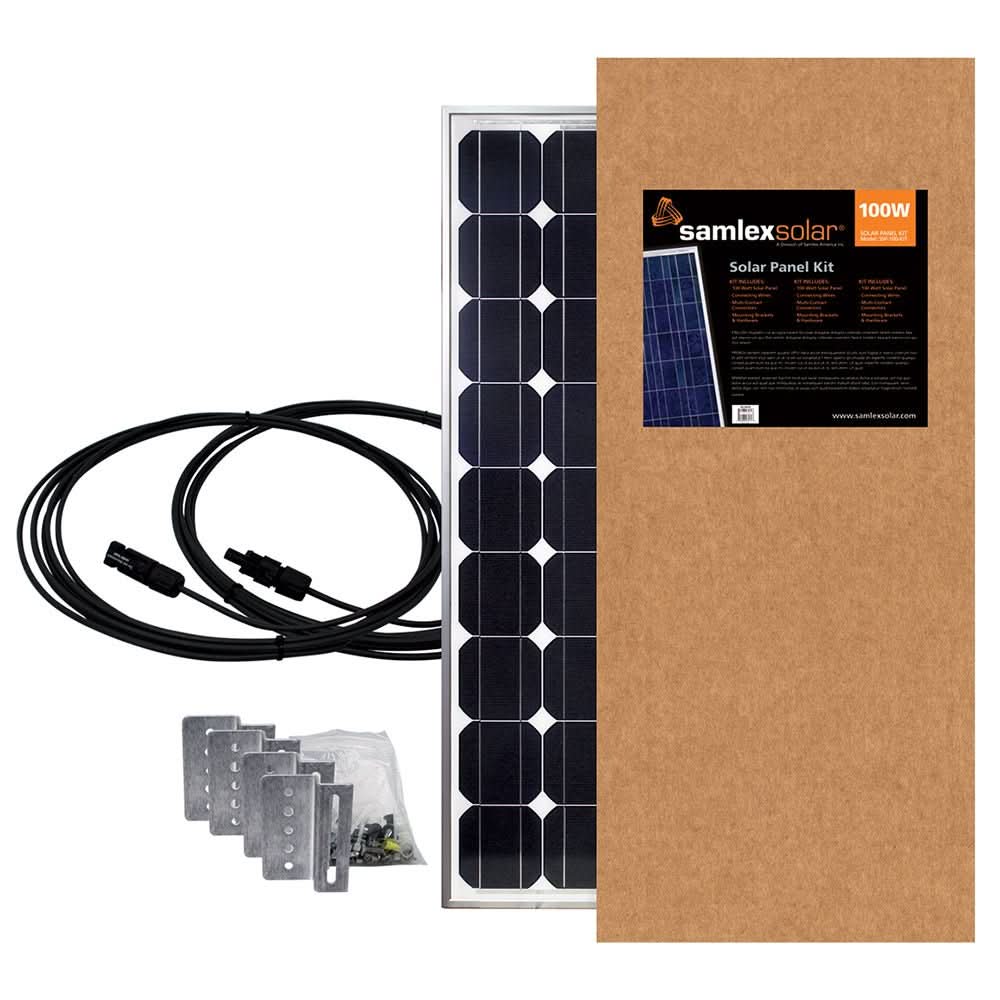 Samlex 100W Solar Panel Kit - SSP - 100 - KIT - Anchor Express