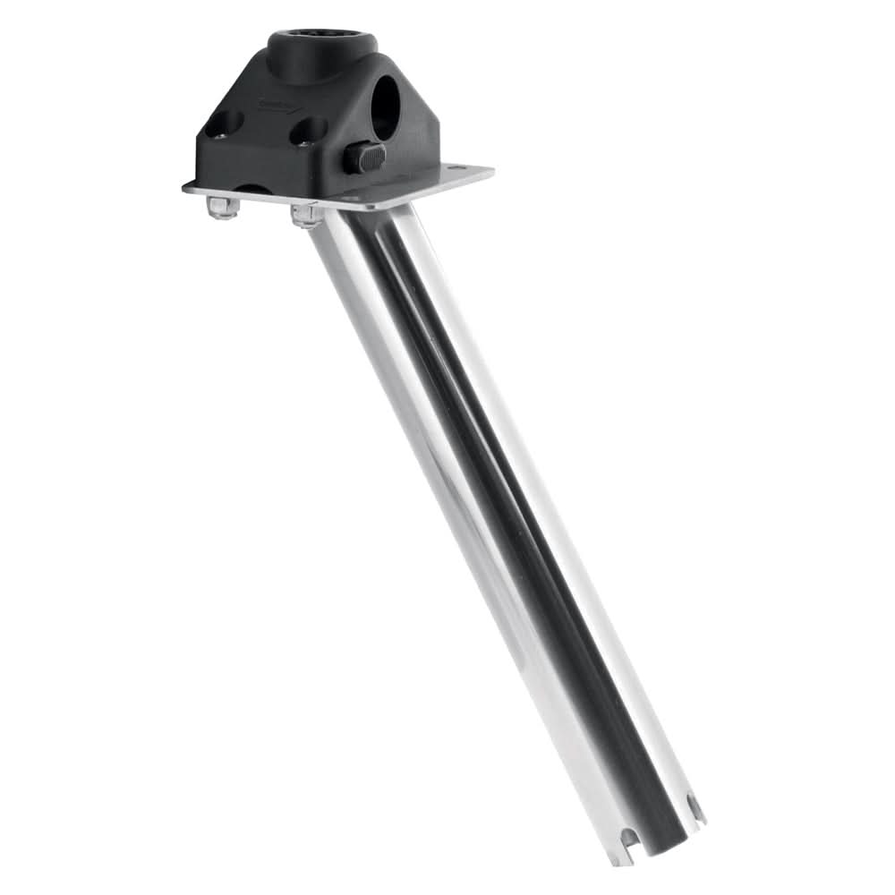 Big Game 9" stainless steel gimbal mount rod holder by Scotty with locking 241L mount