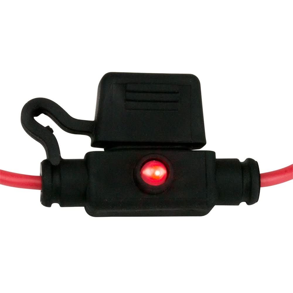 Sea - Dog ATM Mini Style Inline LED Fuse Holder - Up to 30A - 445097 - 1 - Anchor Express