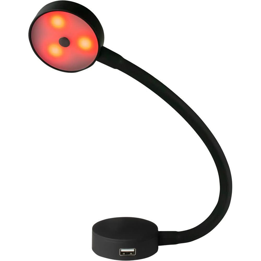 Sea - Dog LED Flex Neck Day/Night Light w/USB Socket - Red & White Light - 404939 - 3 - Anchor Express