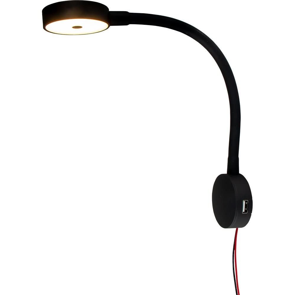 Sea - Dog LED Flex Neck Day/Night Light w/USB Socket - Red & White Light - 404939 - 3 - Anchor Express