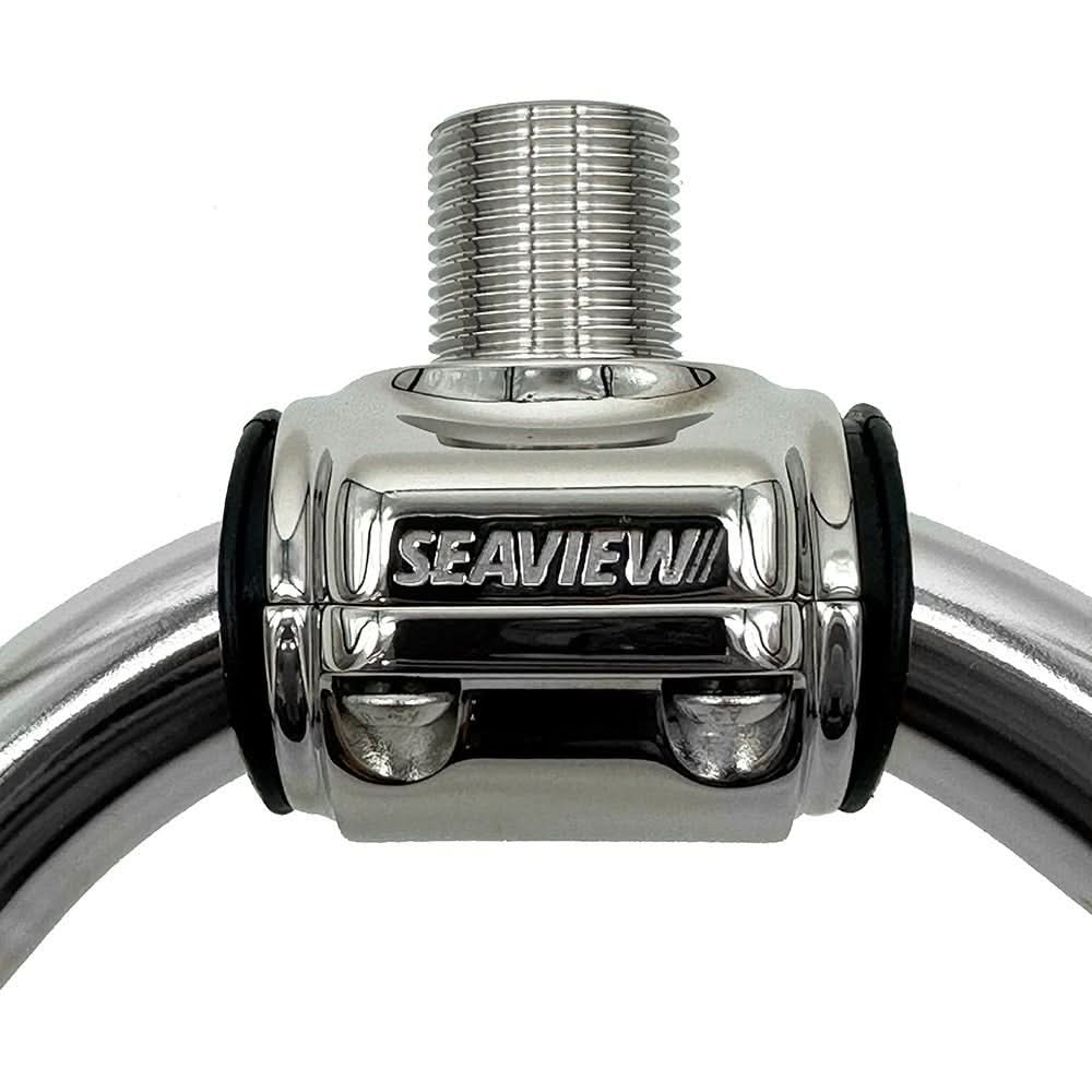 Seaview 316 Stainless Steel Antenna Rail Mount - 1" - 1 - 1/4" Rails - SVRCL1 - Anchor Express