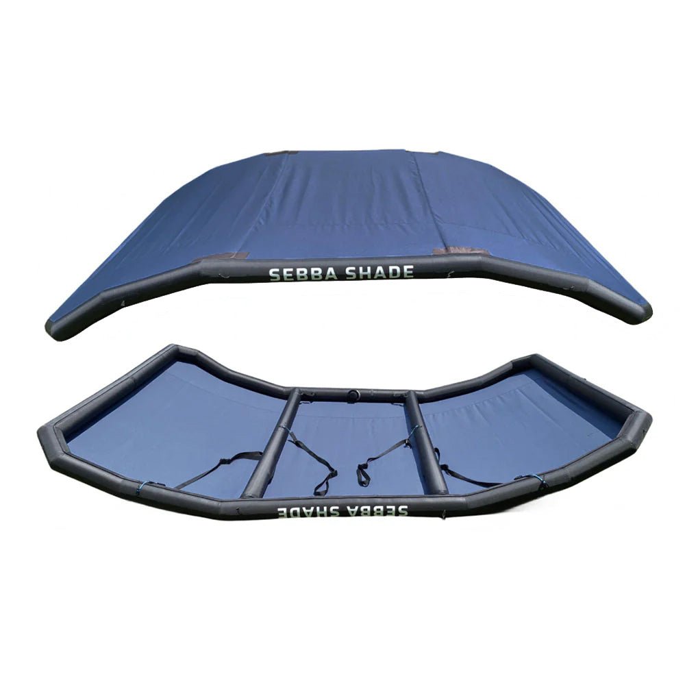 Sebba Shade 6 x 9 ft. Blue Sun Shade f/Boats Up To 28' - S6X9BLU - Anchor Express
