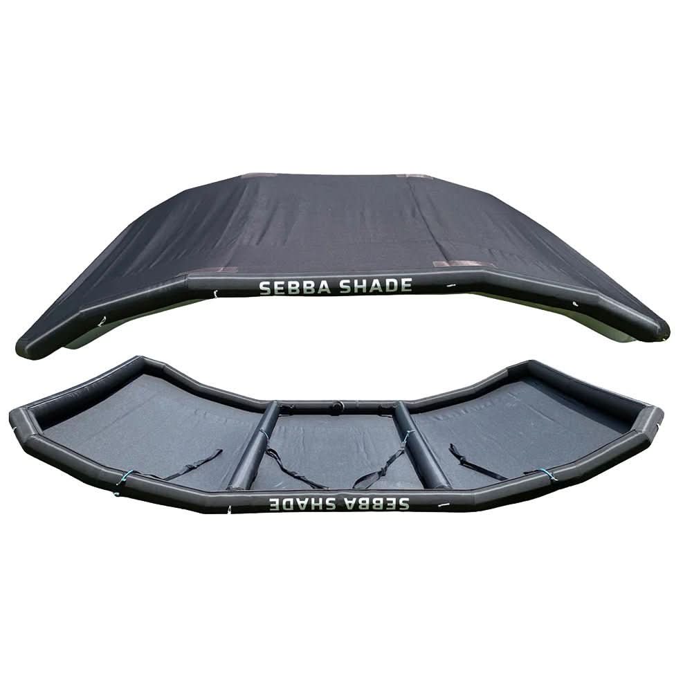 Sebba Shade 8 x 12 ft. Black Sun Shade f/Boats 26'+ - SS8X12BLK - Anchor Express