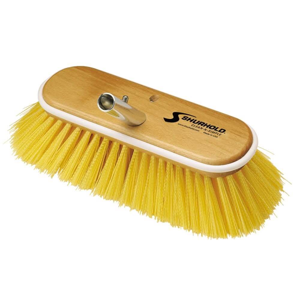 Shurhold 10" Polystyrene Medium Bristle Deck Brush - 985 - Anchor Express