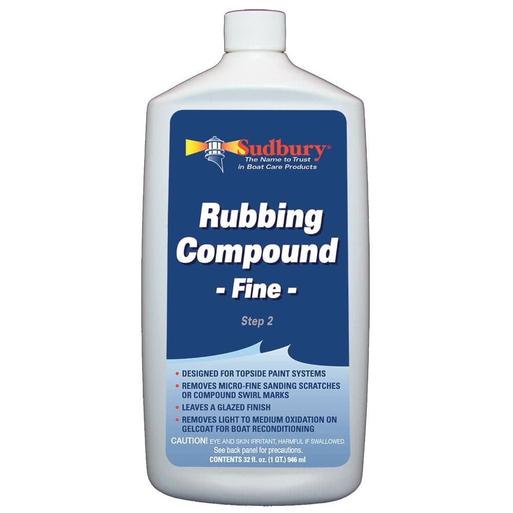 Sudbury Rubbing Compund Fine - Step 2 - 32oz Fluid - 442 - Anchor Express