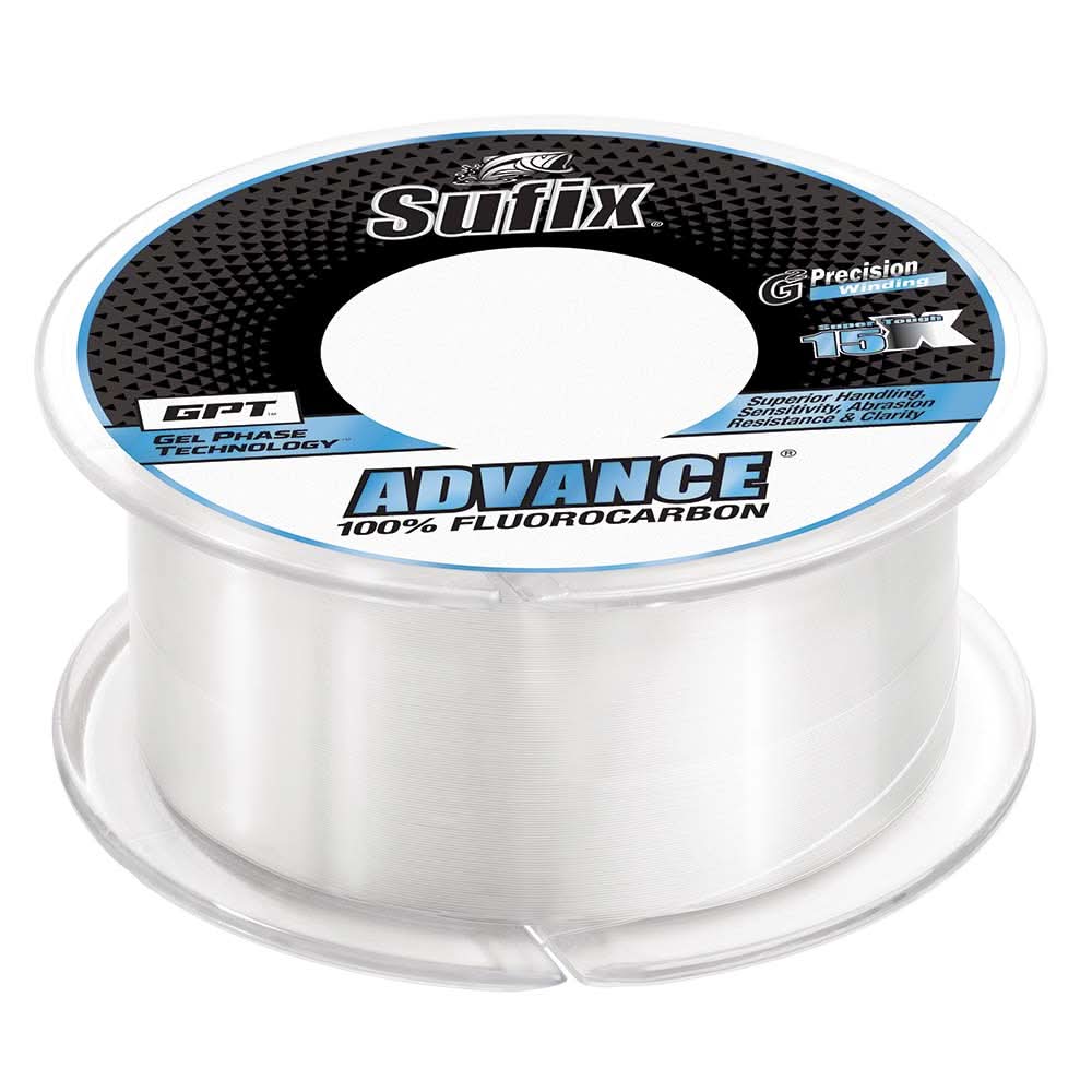 Sufix Advance Fluorocarbon - 20lb - Clear - 200 yds - 679 - 020C - Anchor Express
