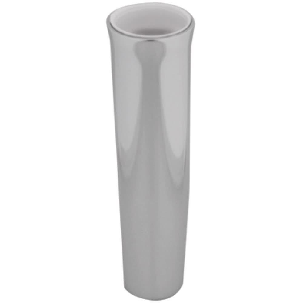 TACO Flared Weld - On Rod Holder 9 - 3/4"L x 1 - 3/4"ID - White Liner Polished Finish - F31 - 2200BXY - 4A - Anchor Express