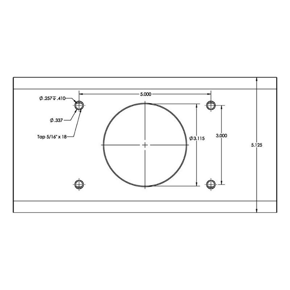 TACO T - Top Extrusion Plate Pre - Drilled f/Grand Slams - 30" - Pair - GSE - 1939BSA30 - C - Anchor Express
