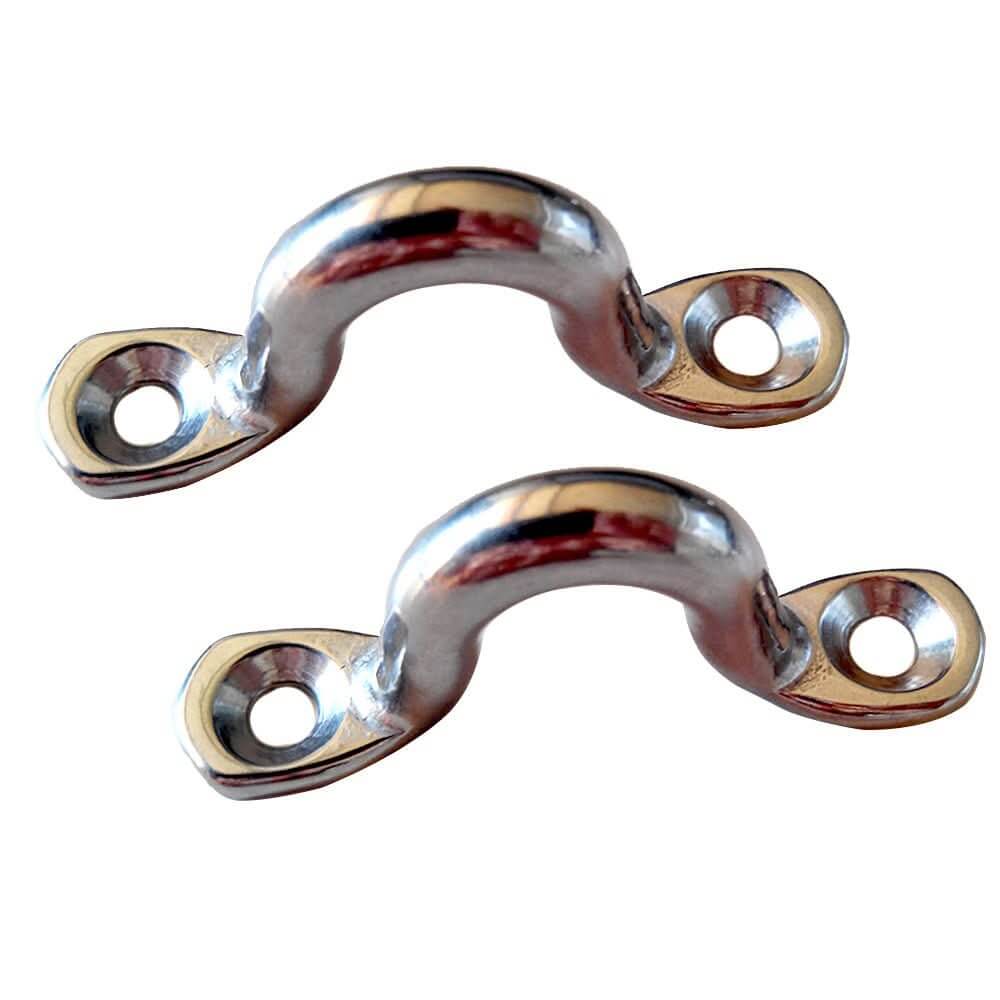 Taylor Made Eye Strap Chrome Zamak - Pair - 1225 - Anchor Express