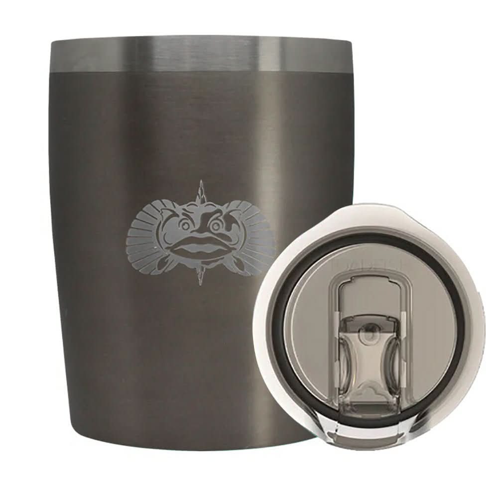 Toadfish Non - Tipping 10oz Rocks Tumbler - Graphite - 1077 - Anchor Express