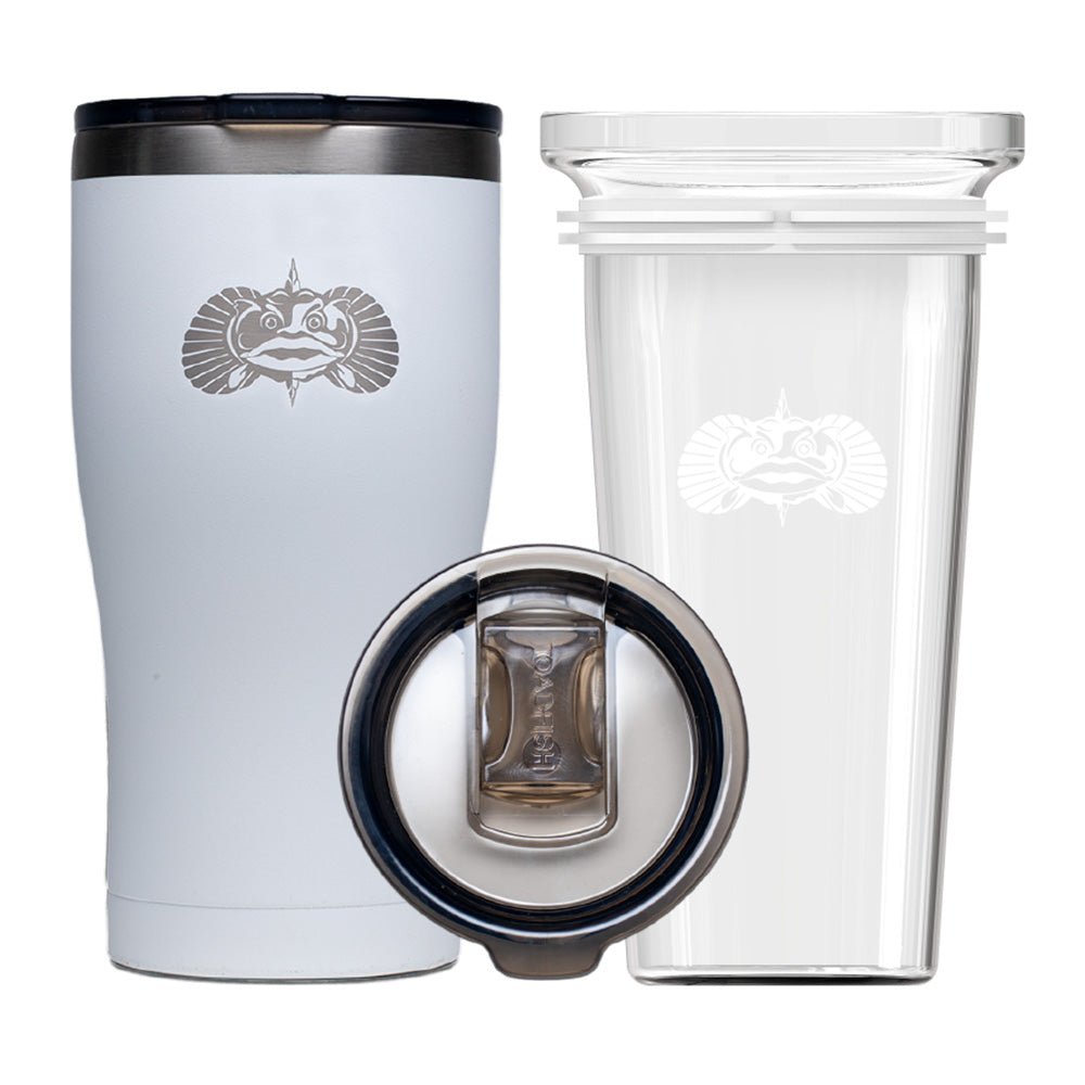 Toadfish Non - Tipping 20oz Tumbler - White - 1133 - Anchor Express
