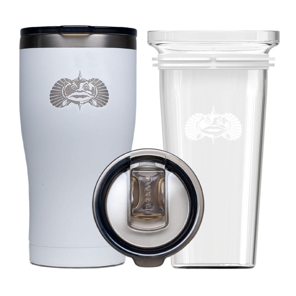 Toadfish Non - Tipping 20oz Tumbler - White - 1133 - Anchor Express