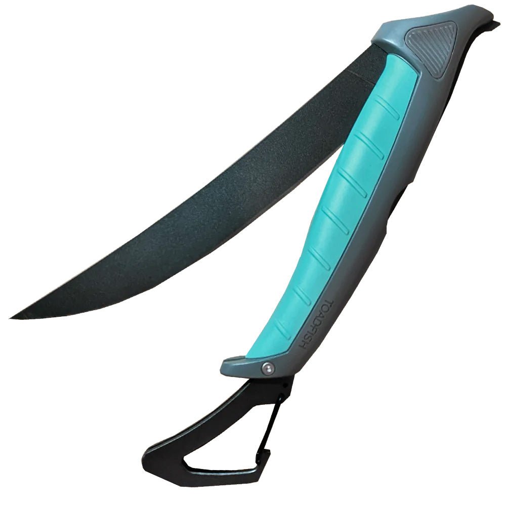 Toadfish Stowaway Folding Fillet Knife w/Built - In Carabiner - 8.5" - 1082 - Anchor Express