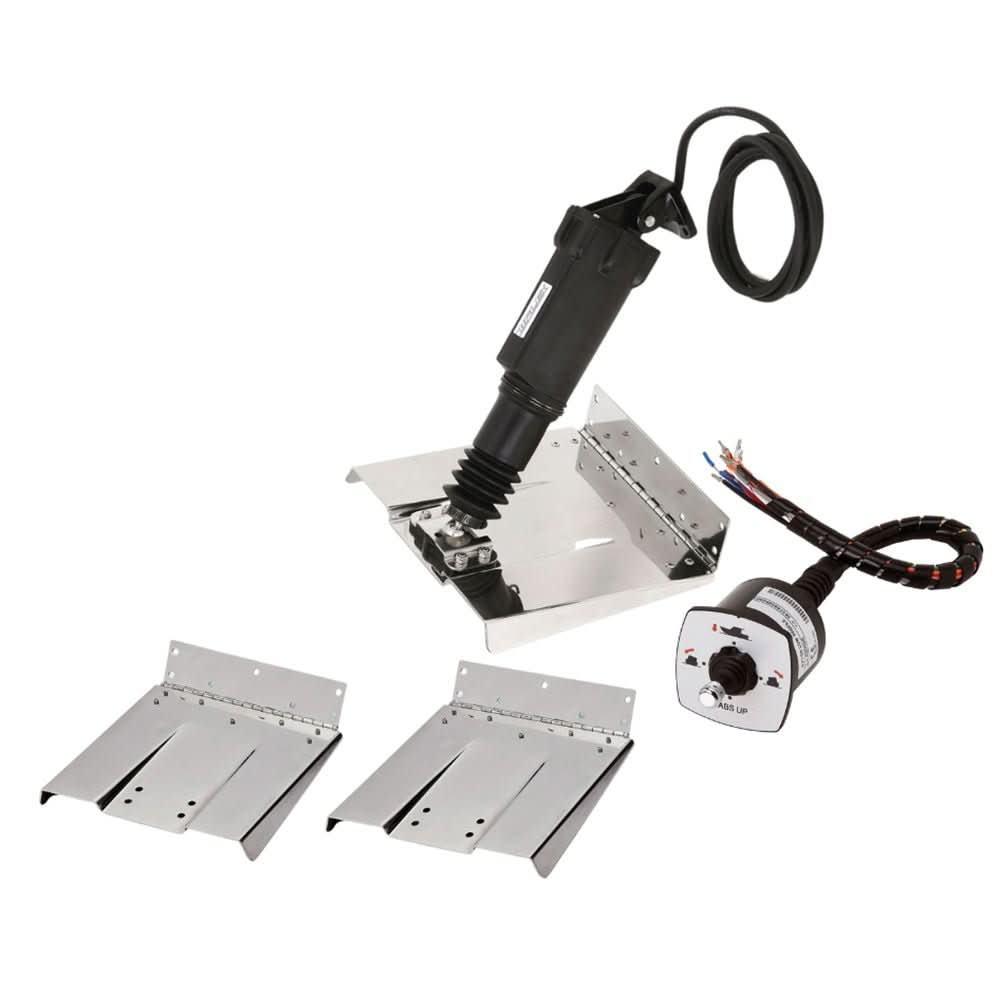 Uflex 12x12 Polished Stainless Steel Trim Tab Kit - MTCP1212LPJ - Anchor Express