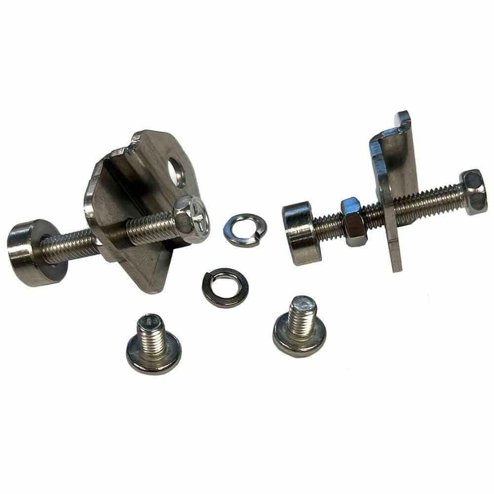 Uniden FMB323 flush mount bracket kit for UM725 marine radio series with bolts and washers