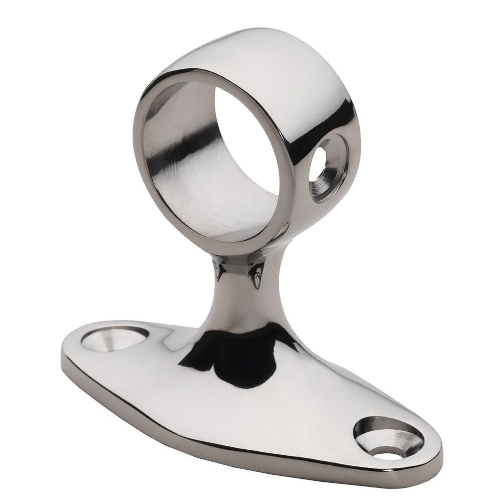 Whitecap 90° Handrail Stanchion - Center - 316 Stainless Steel - 7/8" Tube O.D. - 6279C - Anchor Express