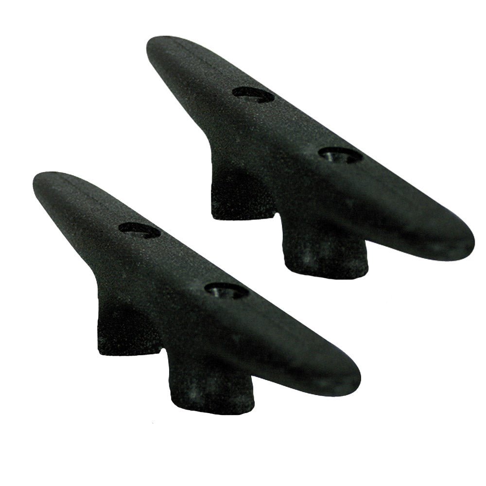 Whitecap Black Nylon Cleat 6" Pair - 3421BP - Anchor Express