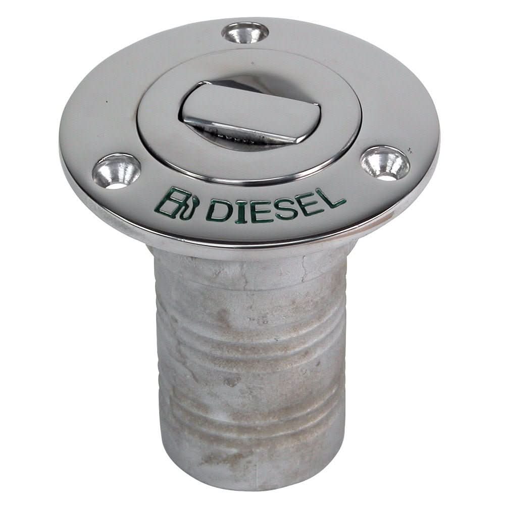 Whitecap Bluewater Push Up Deck Fill - 1 - 1/2" Hose - Diesel - 6994CBLUE - Anchor Express