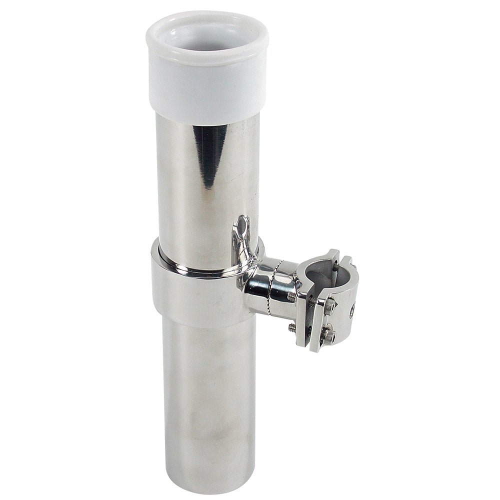 Whitecap Bluewater Series Rail Mount 10" Rod Holder S.S. - S - 7004CBLUE - Anchor Express