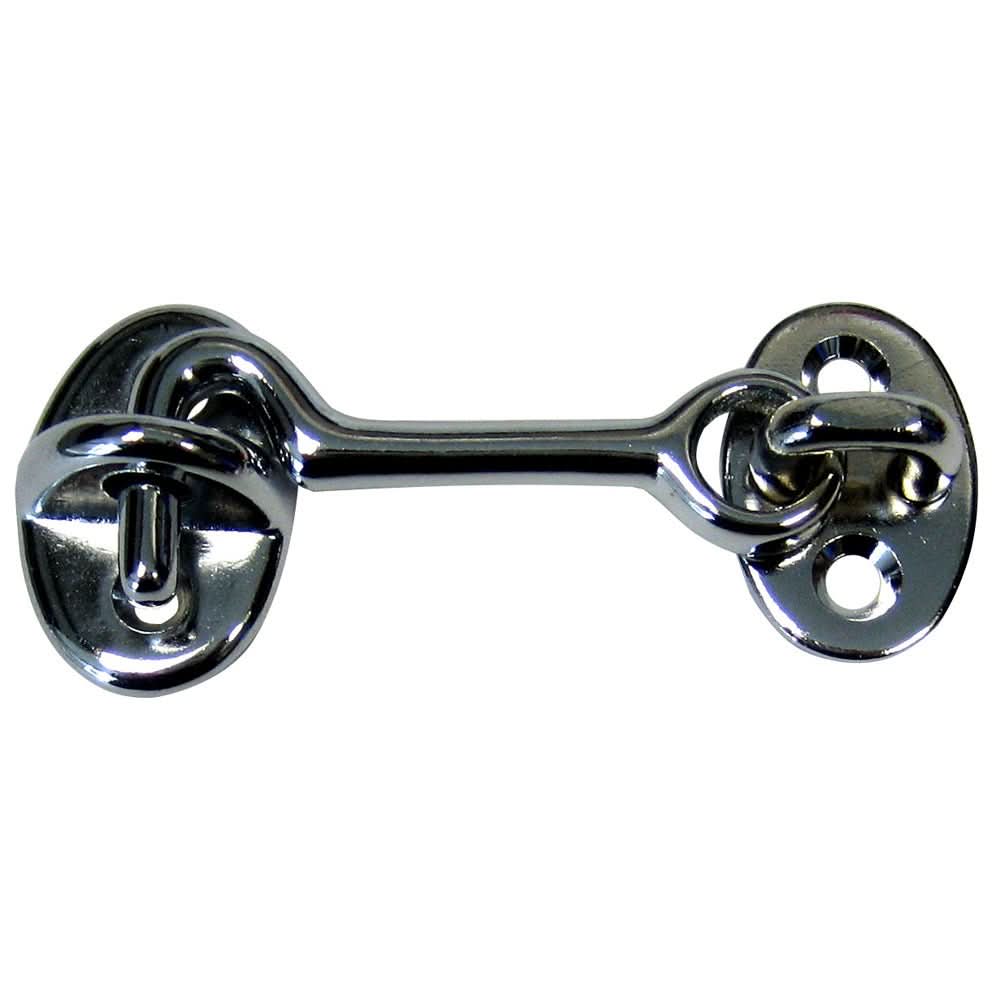Whitecap Cabin Door Hook - CP/Brass - 2" - S - 1401C - Anchor Express
