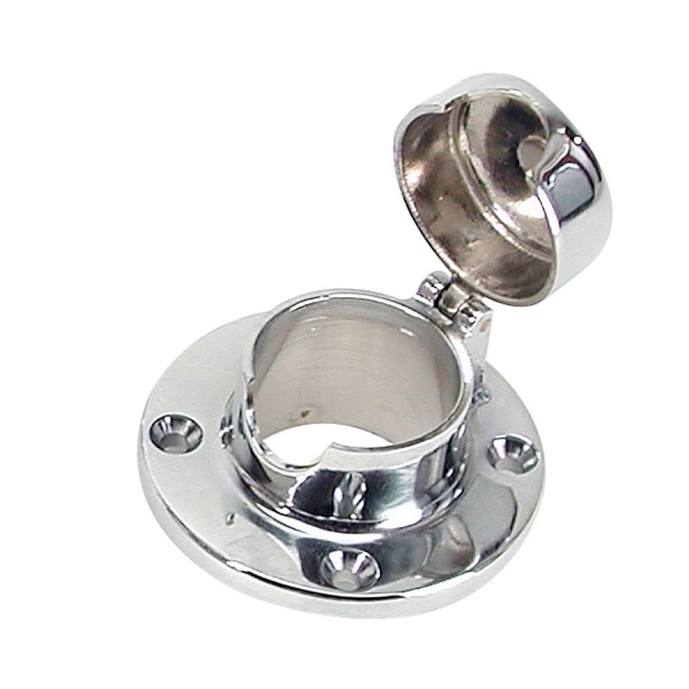 Whitecap Chain & Rope Deck Pipe Hinged 1 - 1/2" Opening - S - 112C - Anchor Express