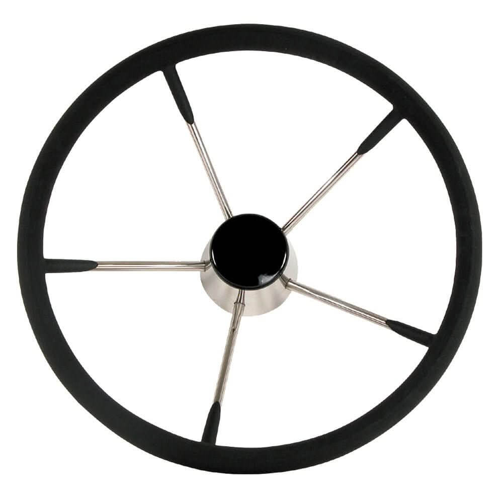 Whitecap Destroyer Steering Wheel - Black Foam - 13 - 1/2" Diameter - S - 9003B - Anchor Express