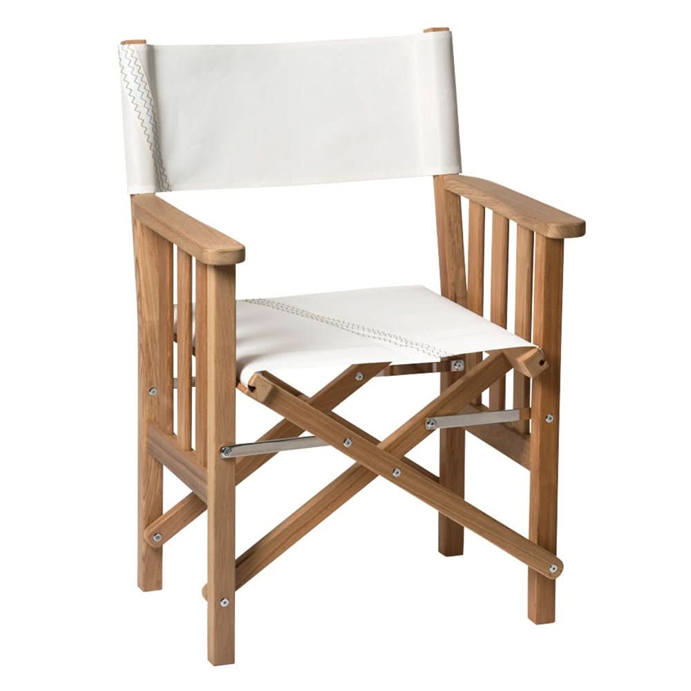 Whitecap Director's Chair II w/Sail Cloth Seating - Teak61054 - 61054 - Anchor Express