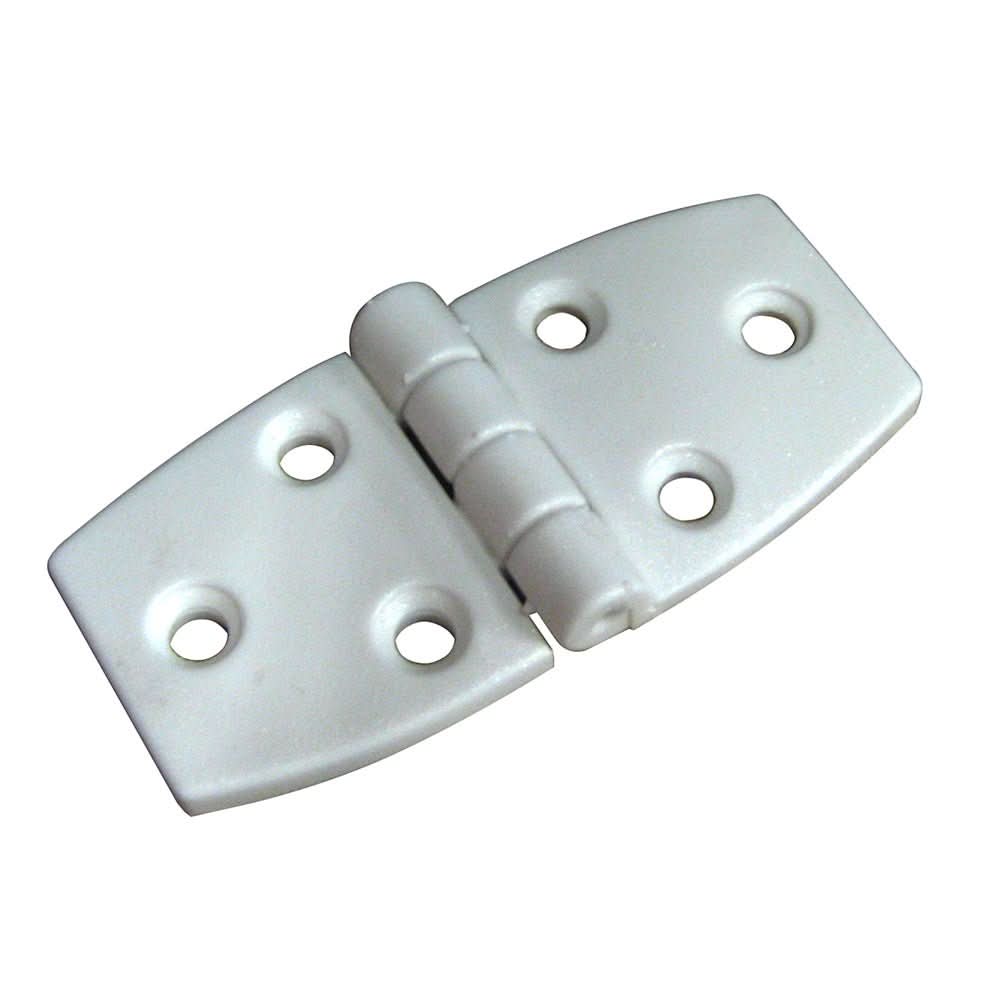 Whitecap Door Hinge - White Nylon - 1 - 1/2" x 3" - S - 3031 - Anchor Express