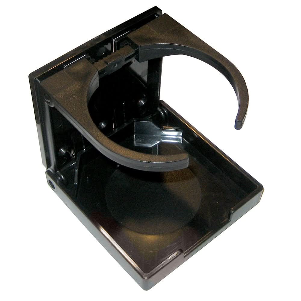 Whitecap Folding Drink Holder - Black Nylon - S - 5085P - Anchor Express