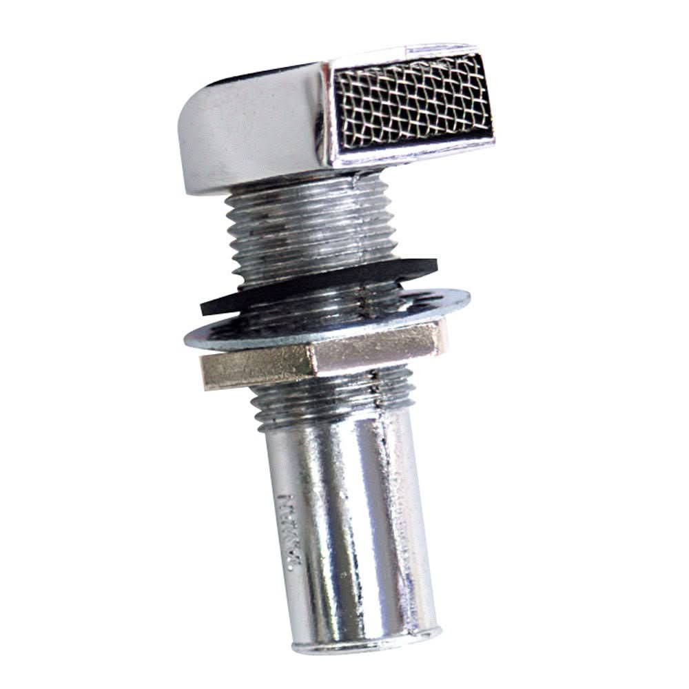 Whitecap Fuel Vent - Rectangular Head, Straight, 9/16" Hose - S - 7031C - Anchor Express