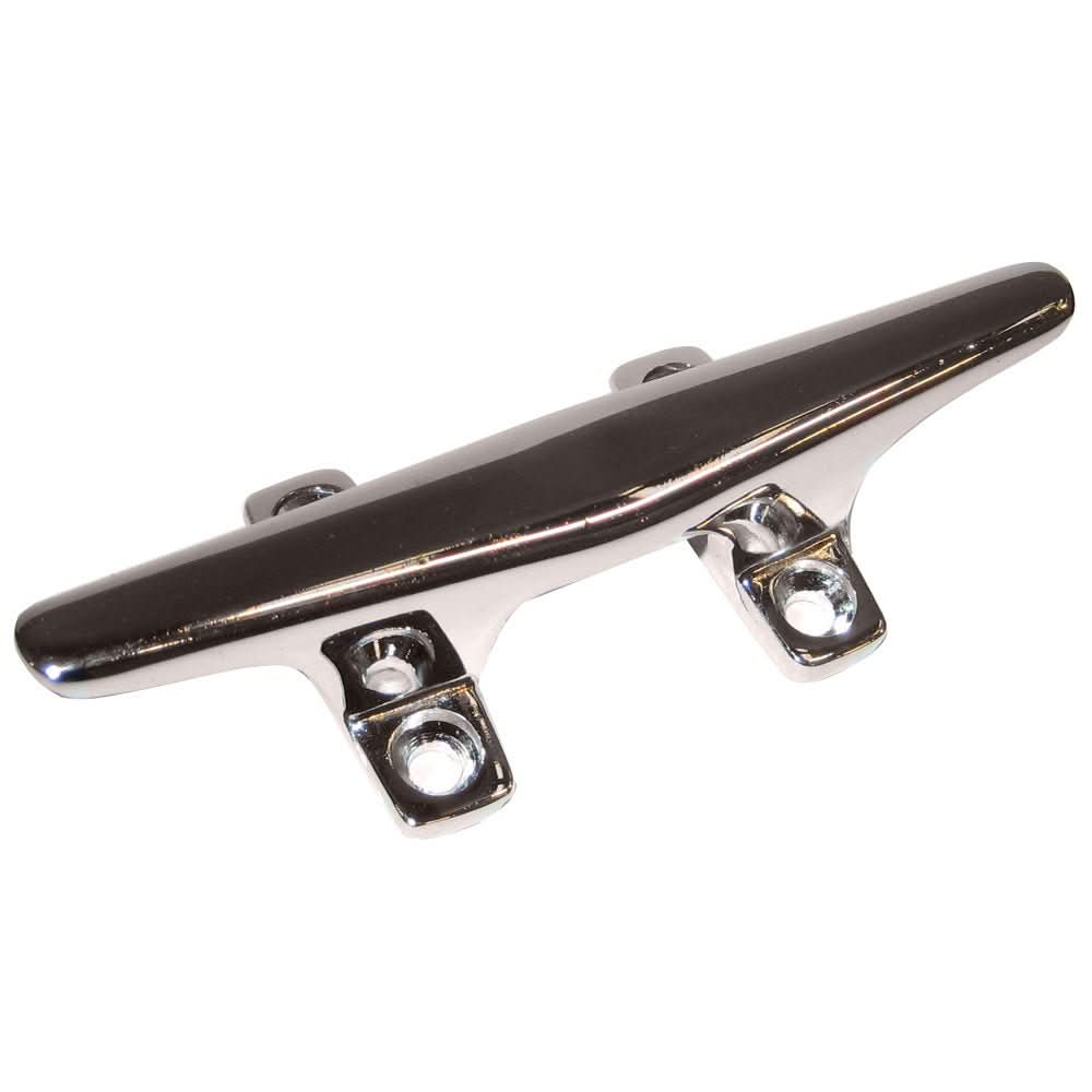 Whitecap Hollow Base 4 - 1/2" Chrome Plated Zamac Cleat - Freshwater Use Only - S - 1444C - Anchor Express