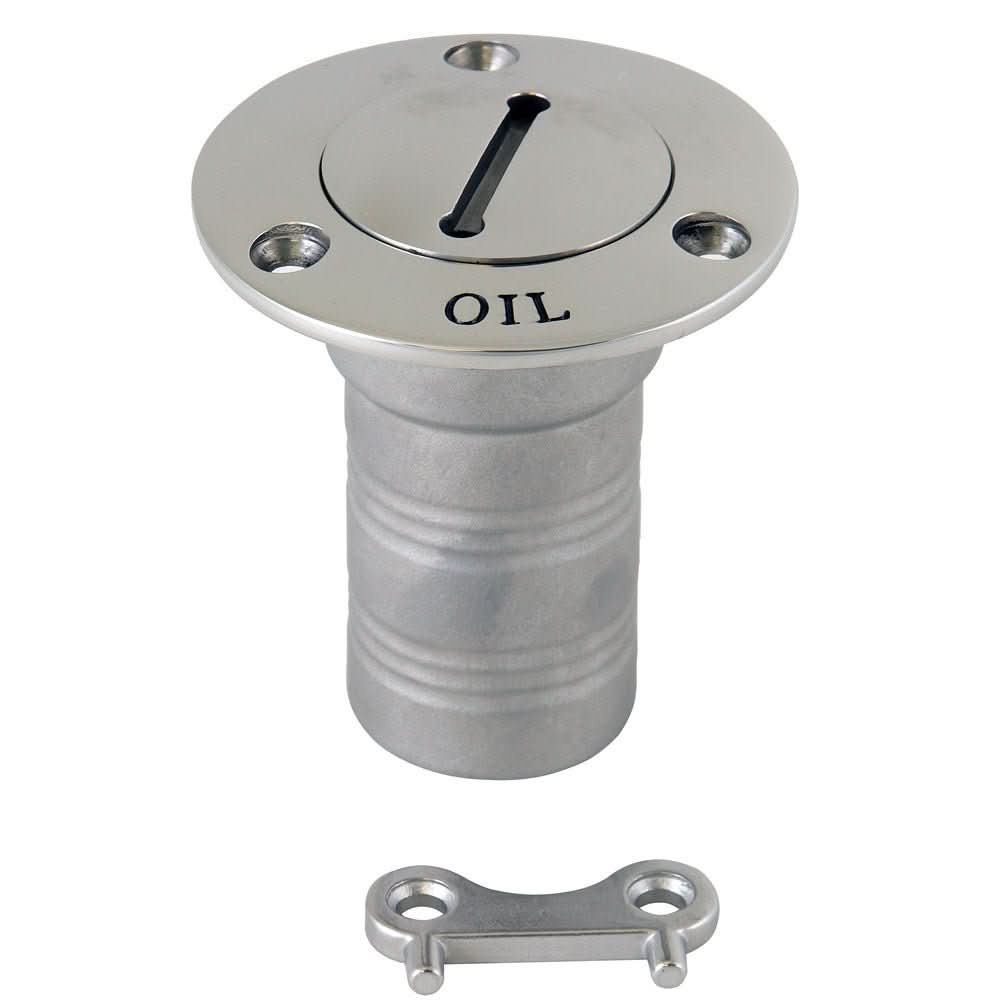Whitecap Hose Deck Fill - 1 - 1/2" Hose - Oil - 6129C - Anchor Express