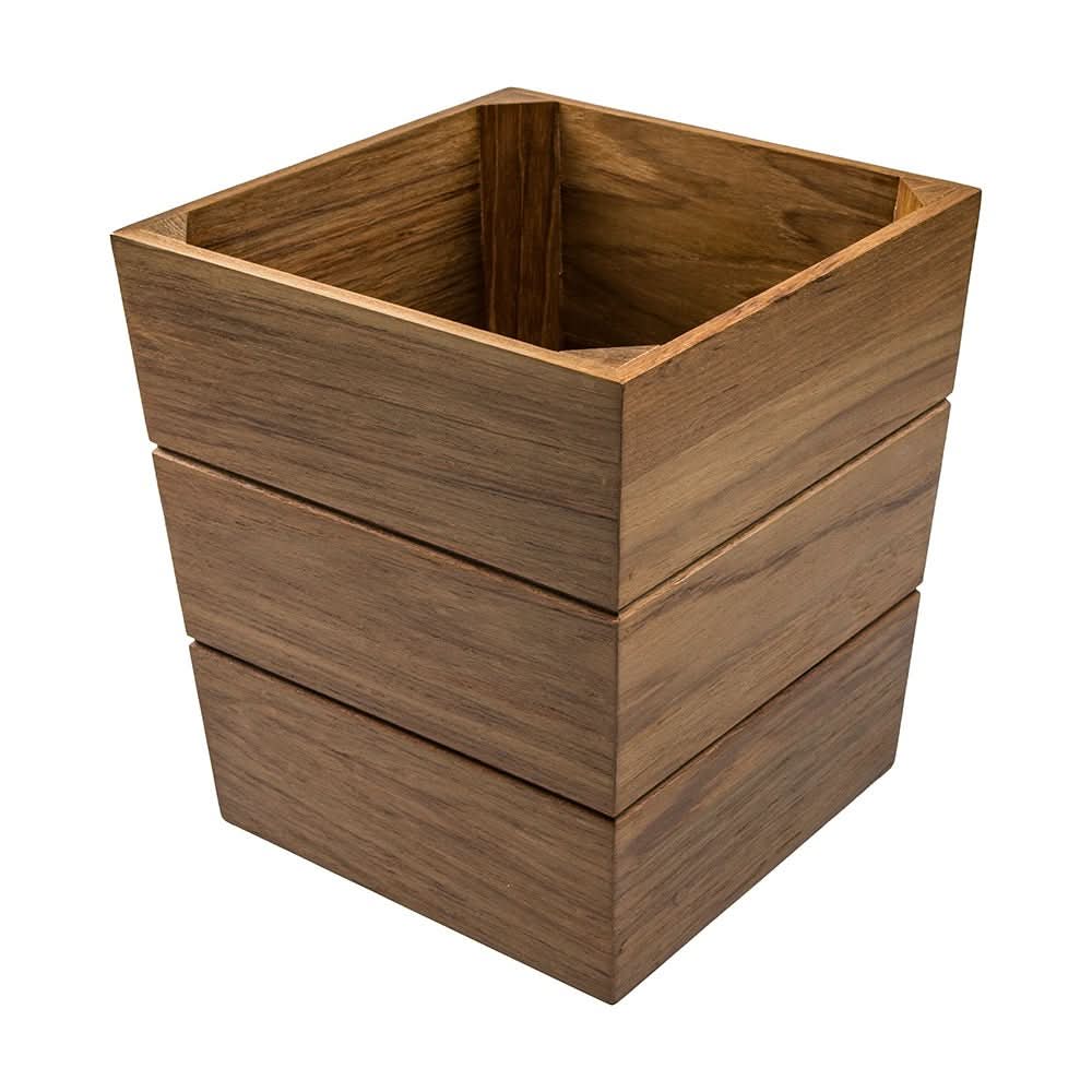 Whitecap Large Waste Basket - Teak63100 - 63100 - Anchor Express