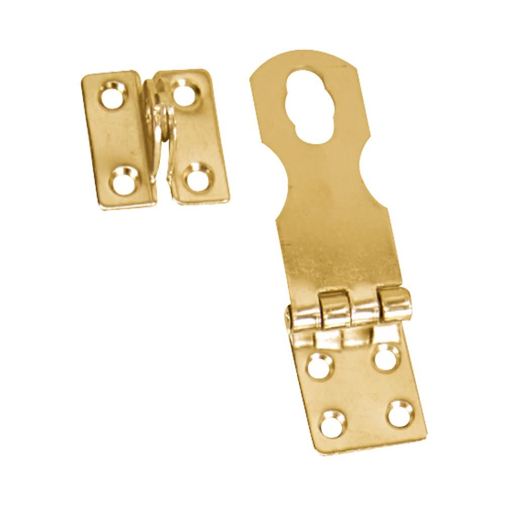 Whitecap Swivel Safety Hasp - Polished Brass - 1" x 3" - S - 579BC - Anchor Express